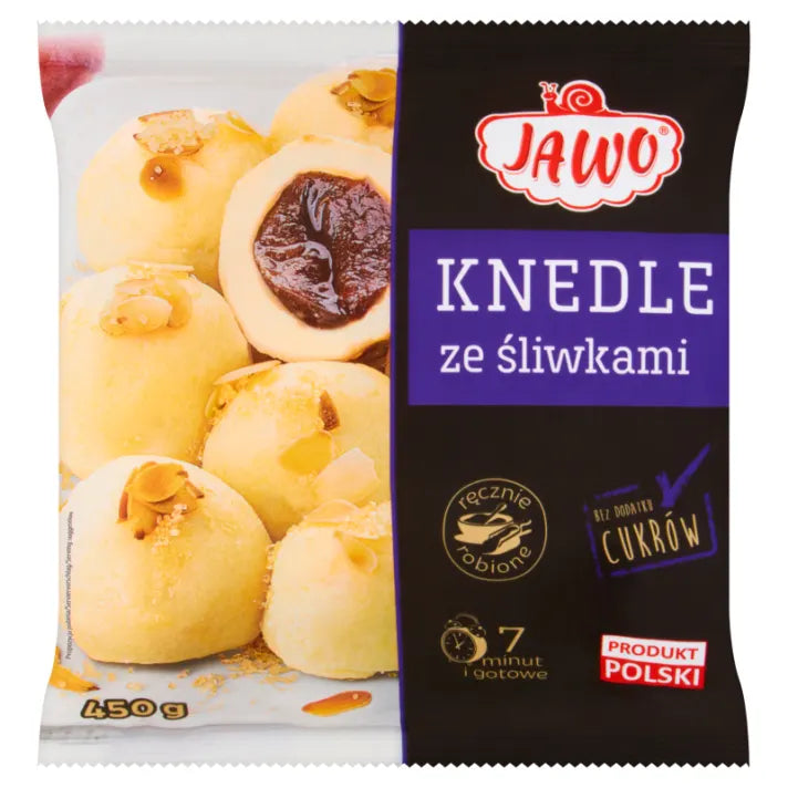 Knedle domowe ze śliwkami mrożone 450g Jawo