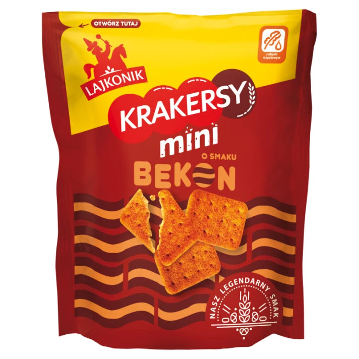 Krakersy Mini Bekon 100g Lajkonik