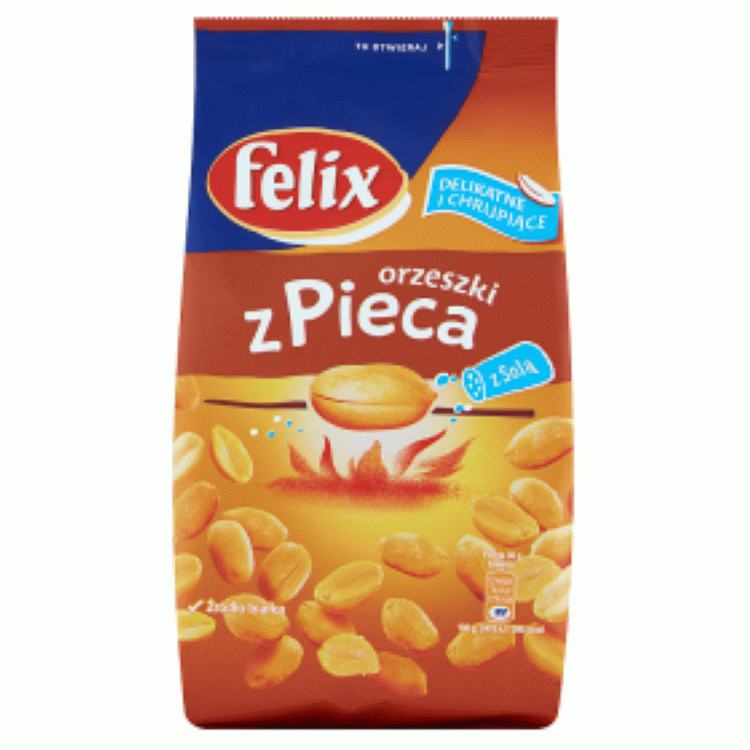 Orzeszki z pieca z solą 220g Felix