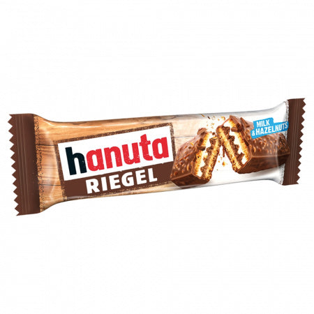 Wafelek Hanuta Riegel z orzechowo-mlecznym nadzieniem 34,5 g