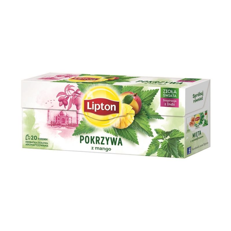 Herbata ziołowa Pokrzywa z Mango 20 x 1,3 g Lipton