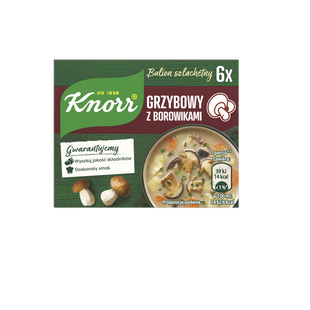 Bulion grzybowy 6k 60g knorr Unilever Polska