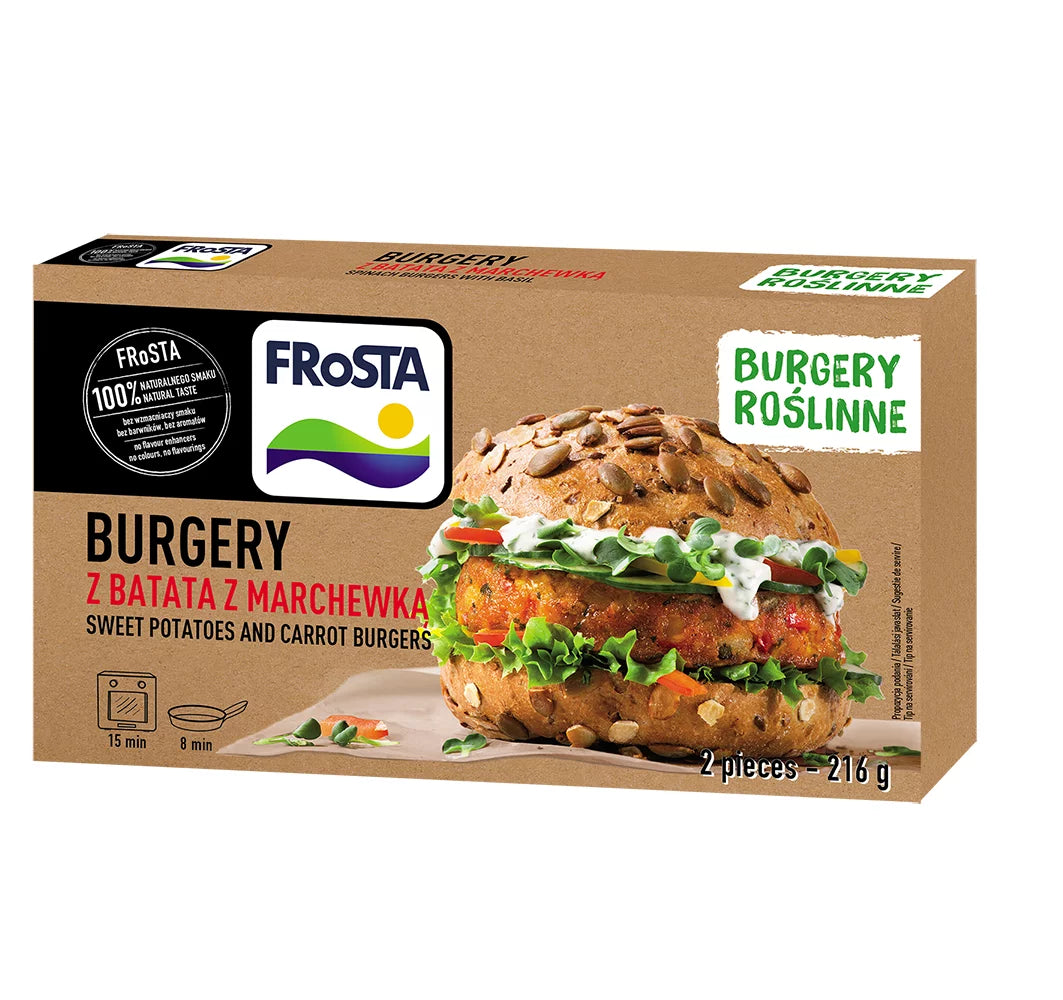 Burgery z batata z marchewką 216g Frosta