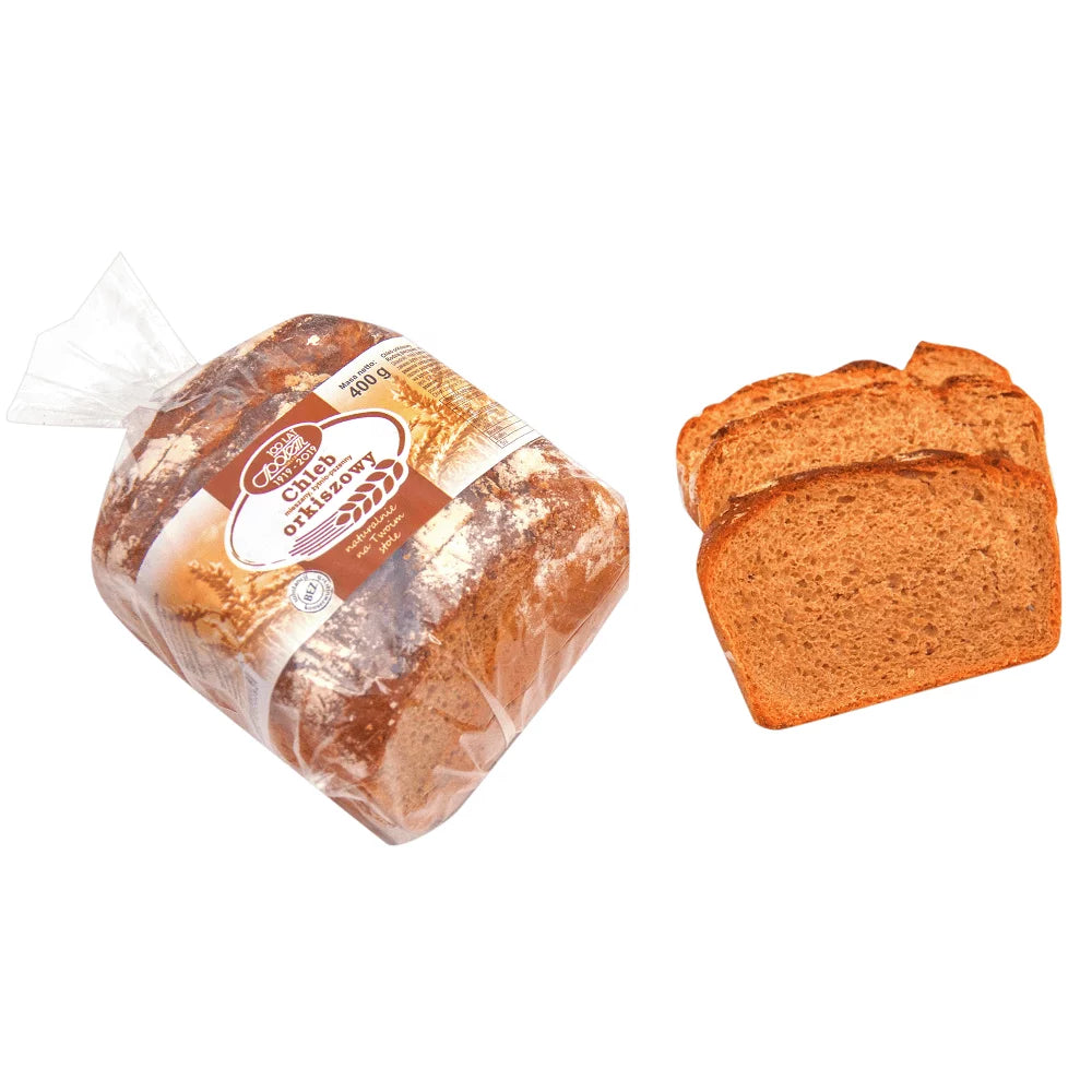 Chleb gatunkowy orkiszowy krojony 400g Społem PSS