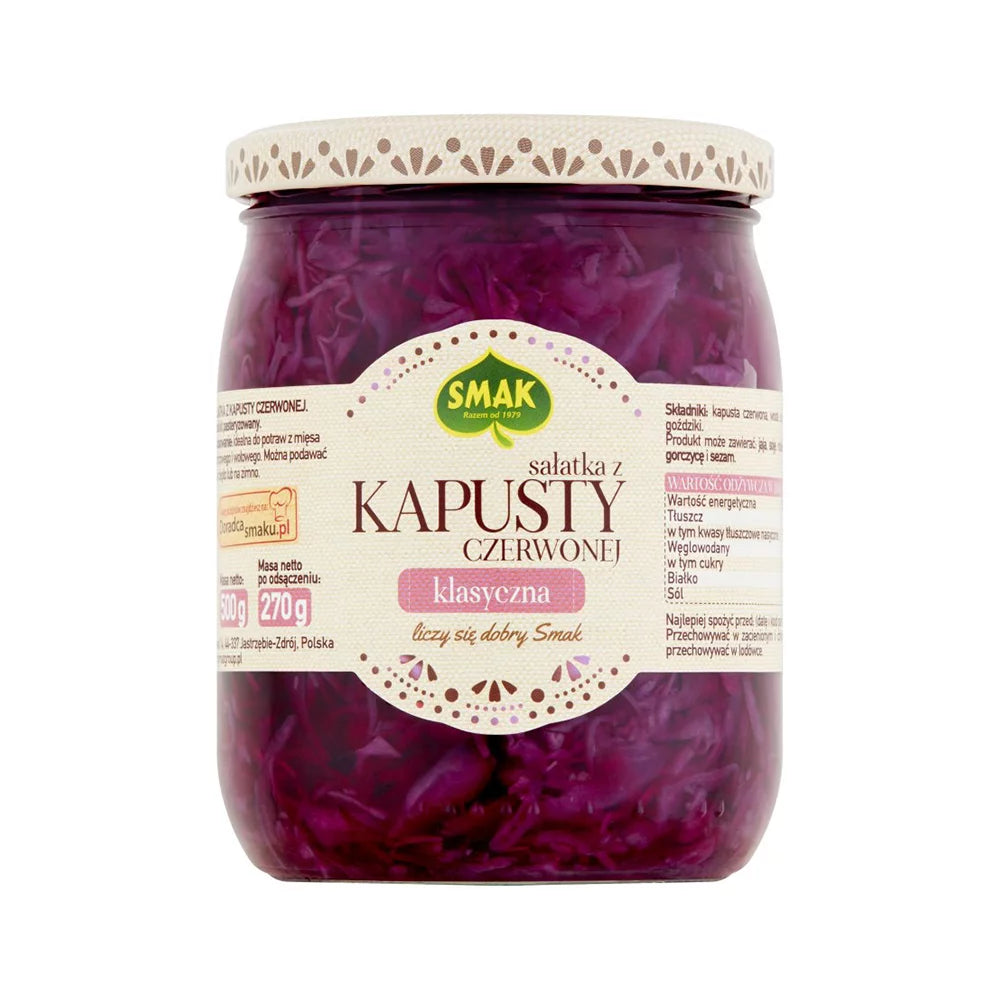 Sałatka z czerwonej kapusty 500g Smak