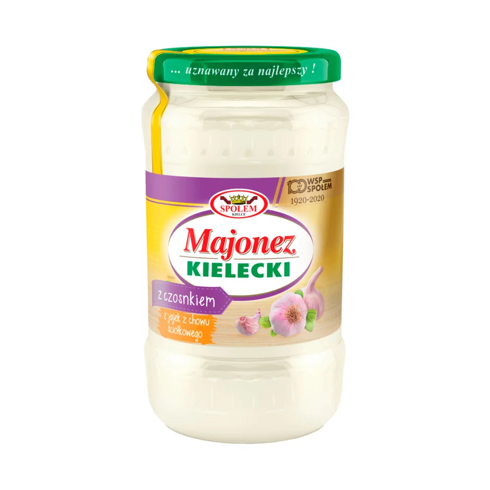 Majonez kielecki z czosnkiem 310ml WSP Społem