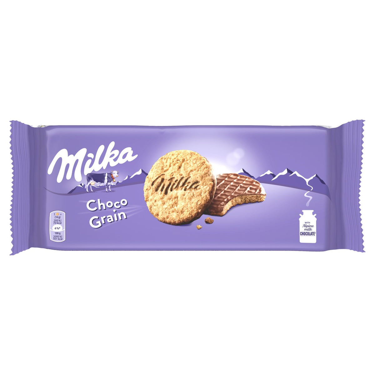 Ciastka Milka Choco Grains z płatkami owsianymi 126 g