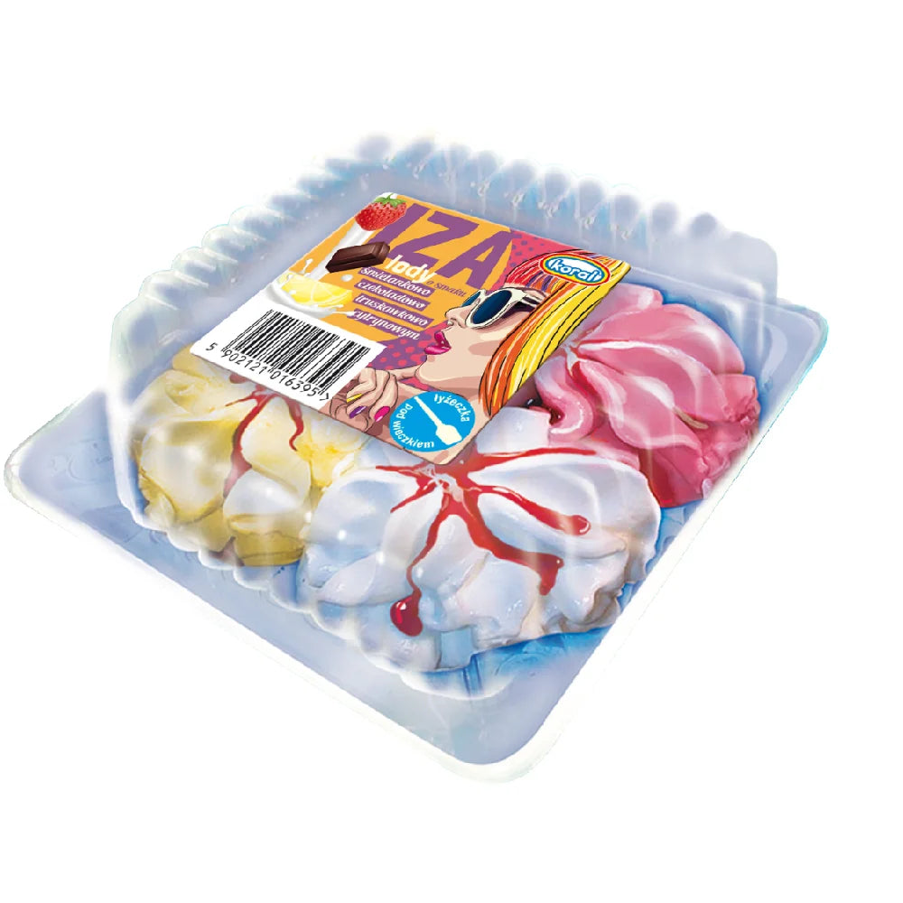 Lody Iza 4 smaki 270ml Koral