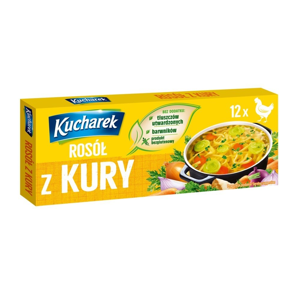 Bulion Kucharek rosół z kury kostka 120g Prymat