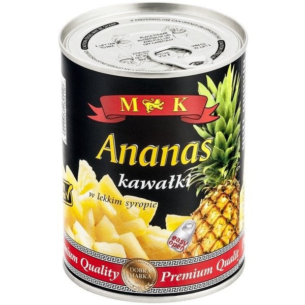 Ananas kawałki 565g MK