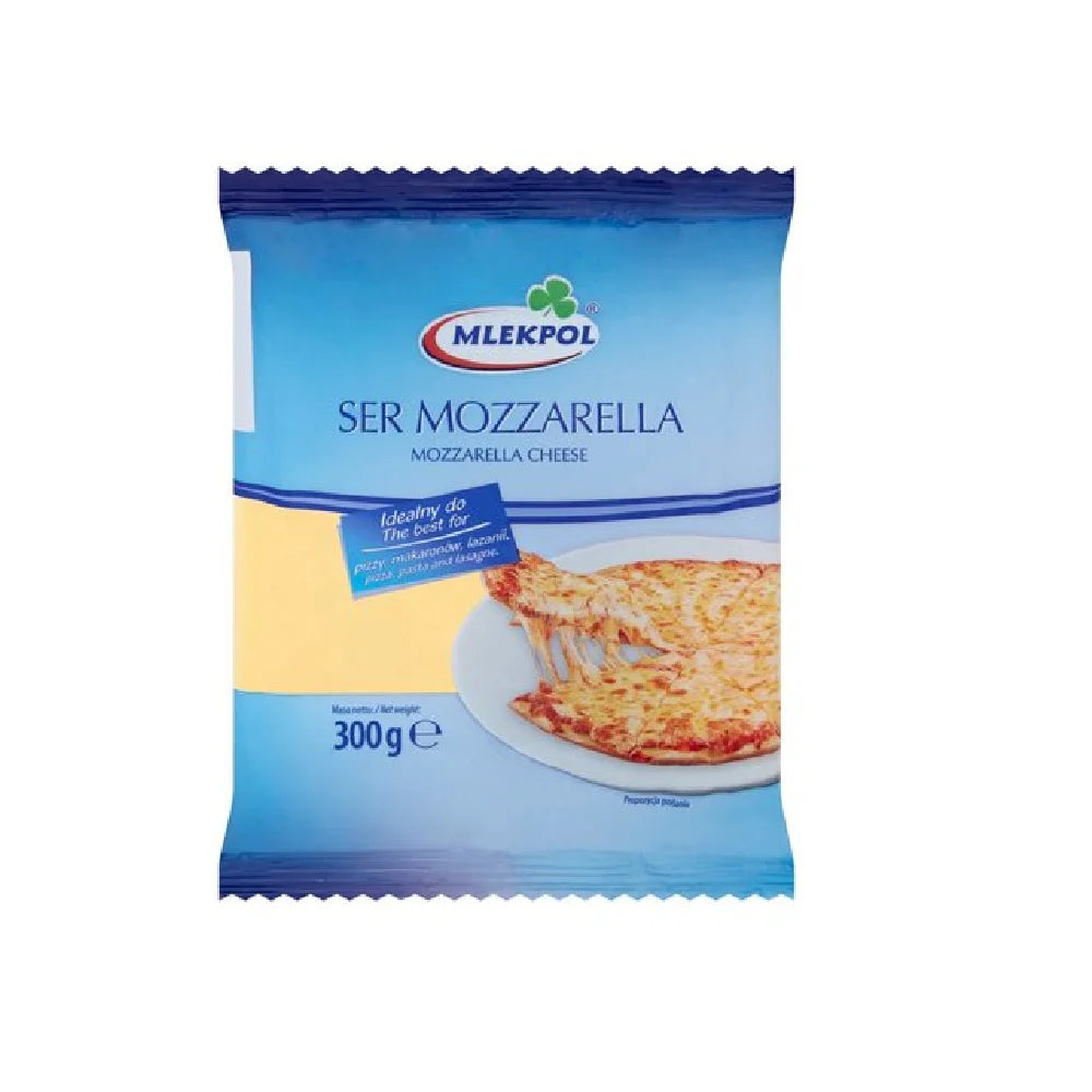 Ser mozzarella kostka 300g Mlekpol