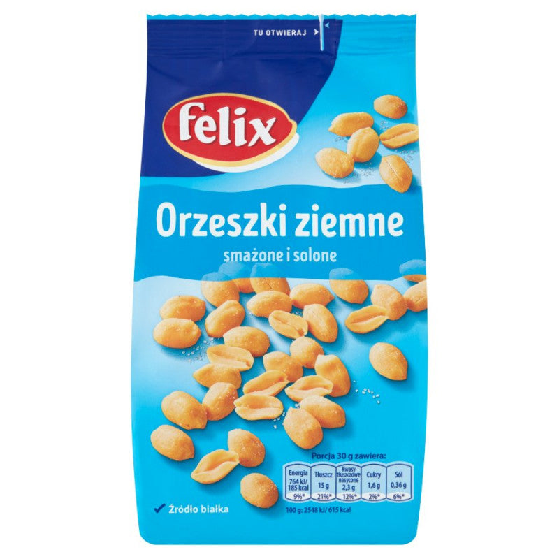 Orzeszki ziemne solone 380g Felix