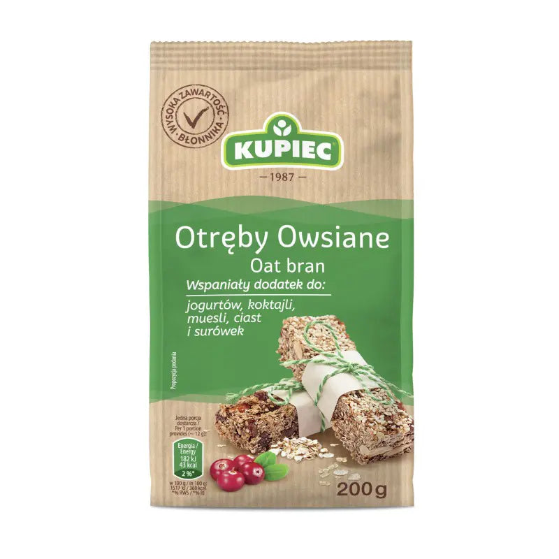 Otręby owsiane 200g Kupiec