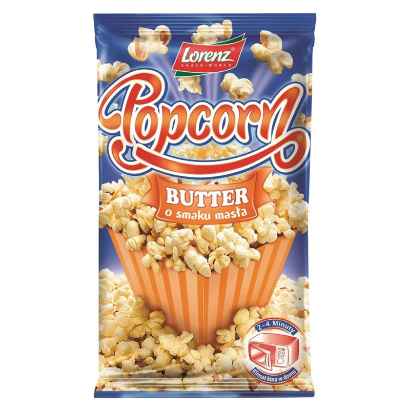 Popcorn Butter O Smaku Masła 90g Lorenz