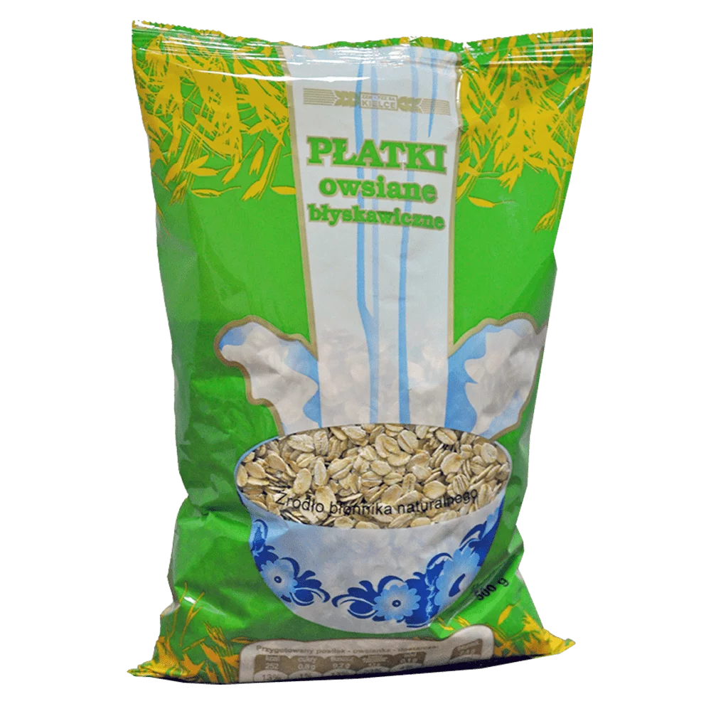 Płatki owsiane błyskawiczne 500g PZZ Kielce