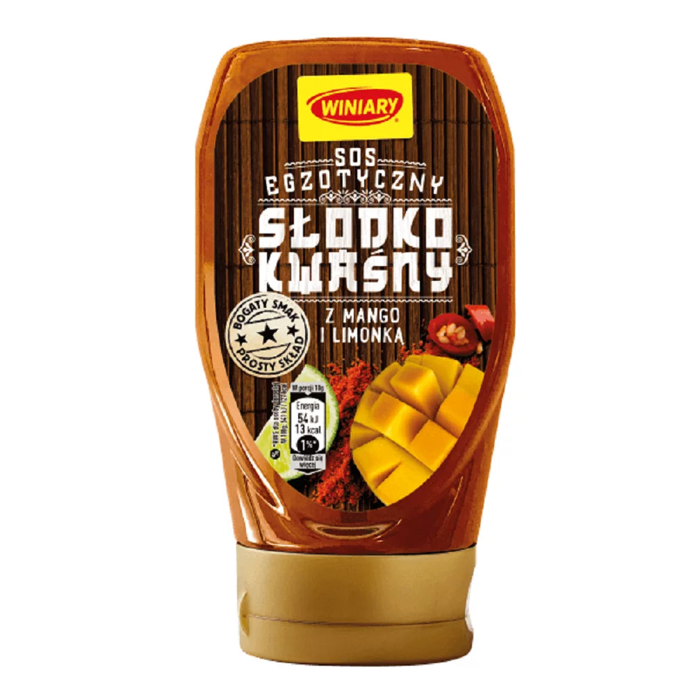 Sos egzotyczny słodko-kwaśny z mango i limonką Winiary 347g Nestle