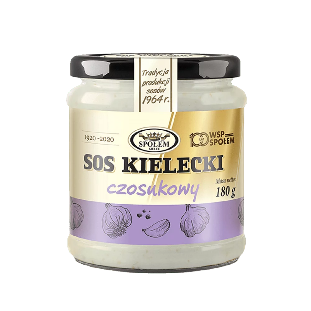 Sos kielecki czosnkowy 180g WSP Społem