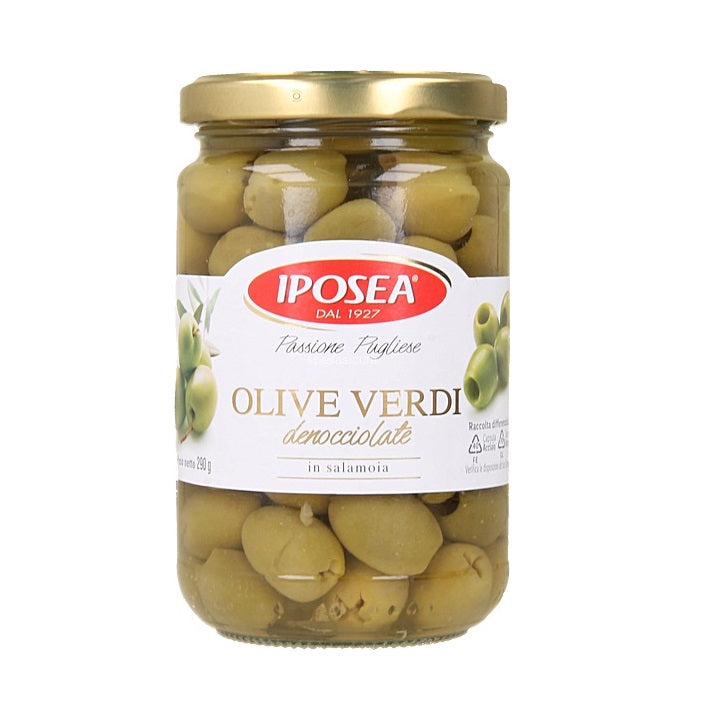 Oliwki zielone drylowane w zalewie solankowej 290 g Iposea