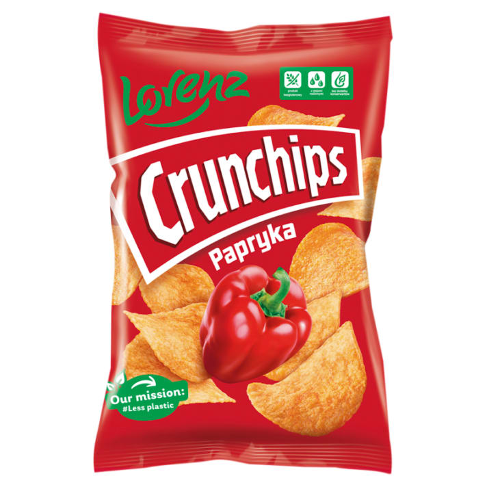 Chipsy Paprykowe 140g Crunchips