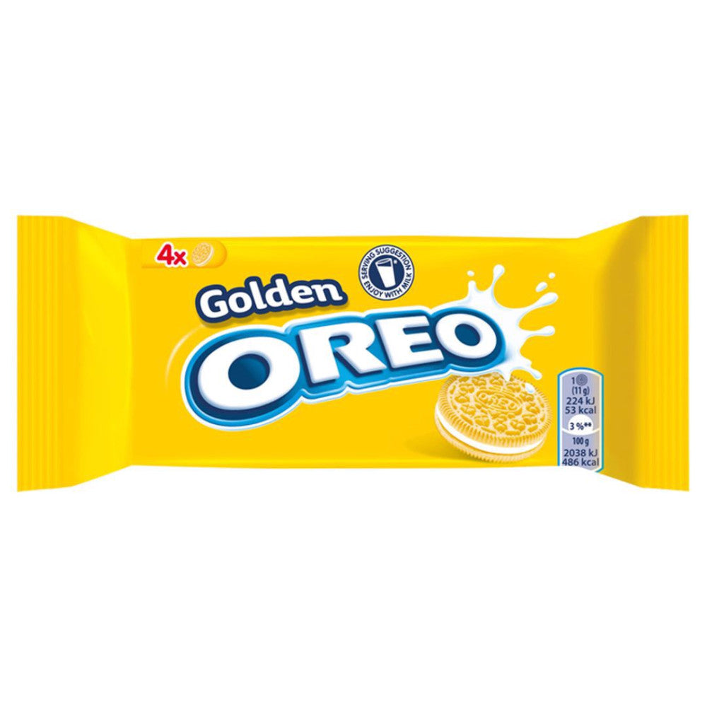 Ciastka Oreo Golden z nadzieniem o smaku waniliowym 44 g (4 sztuki)