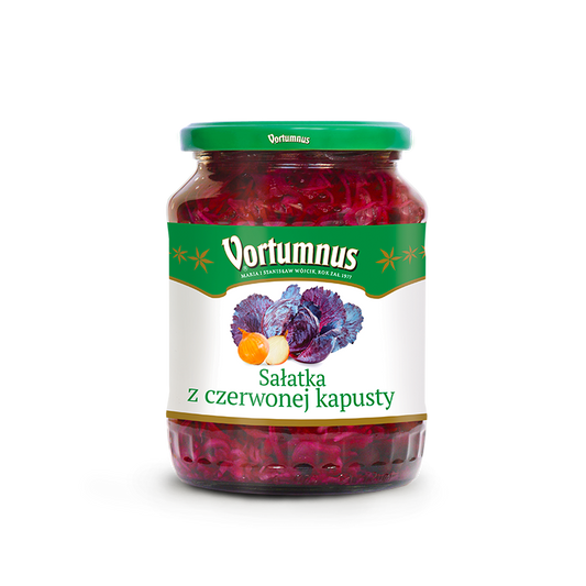 Sałatka z czerwonej kapusty 660g Vortumnus