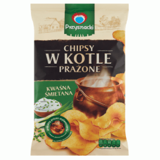 Chipsy w kotle kwaśna śmietana 125g Przysnacki