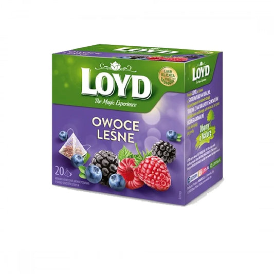 Herbata Loyd owoce leśne piramidki 20*2g Mokate