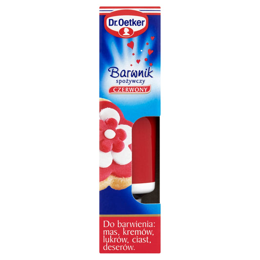Barwnik spożywczy czerwony 10g Dr. Oetker