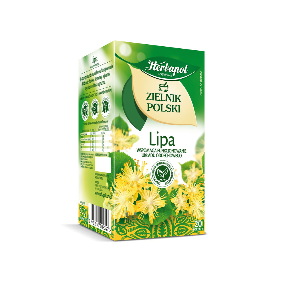 Herbata ziołowa Lipa Zielnik Polski 20 x 1,5g Herbapol