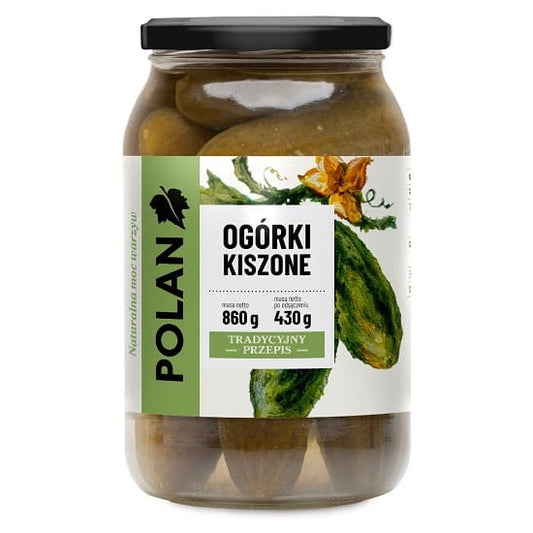 Ogórki kwaszone 860 g Polan