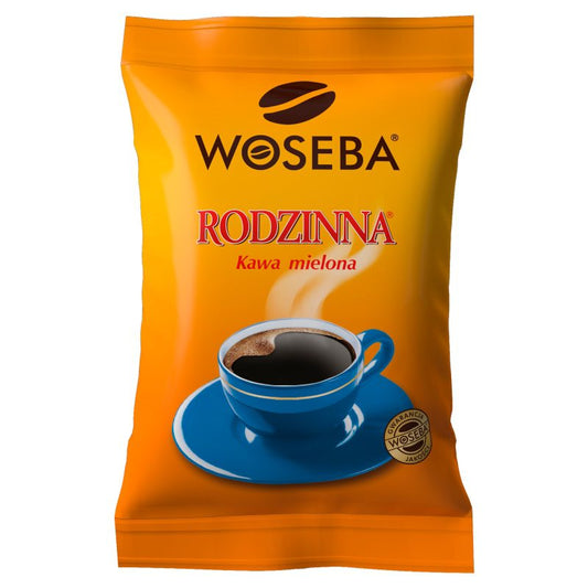 Kawa palona mielona Rodzinna 80g Woseba