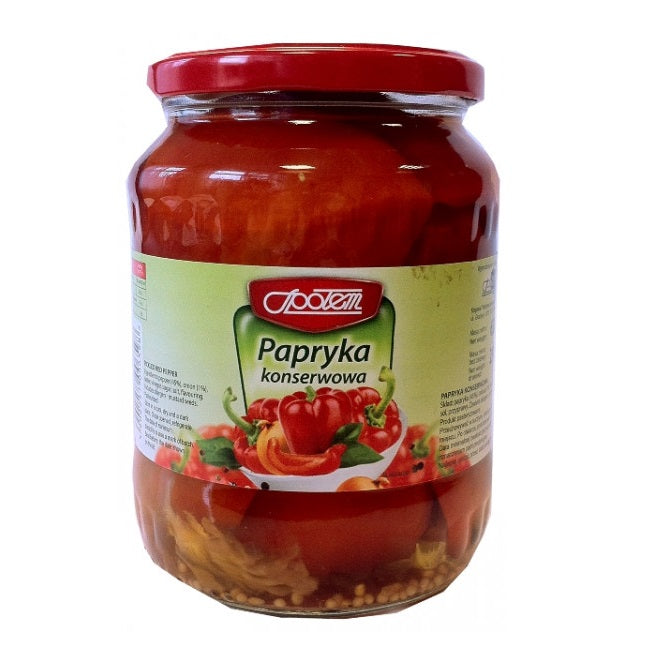 Papryka konserwowa 650 g Społem