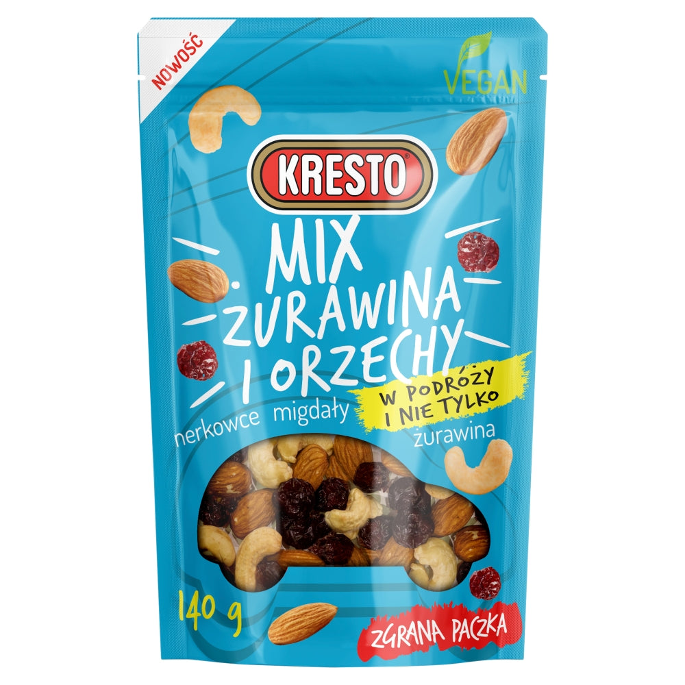 Mix żurawina i orzechy mieszanka 140g Kresto