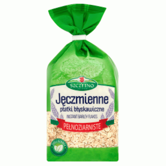 Płatki jęczmienne pełnoziarniste 400g Szczytno