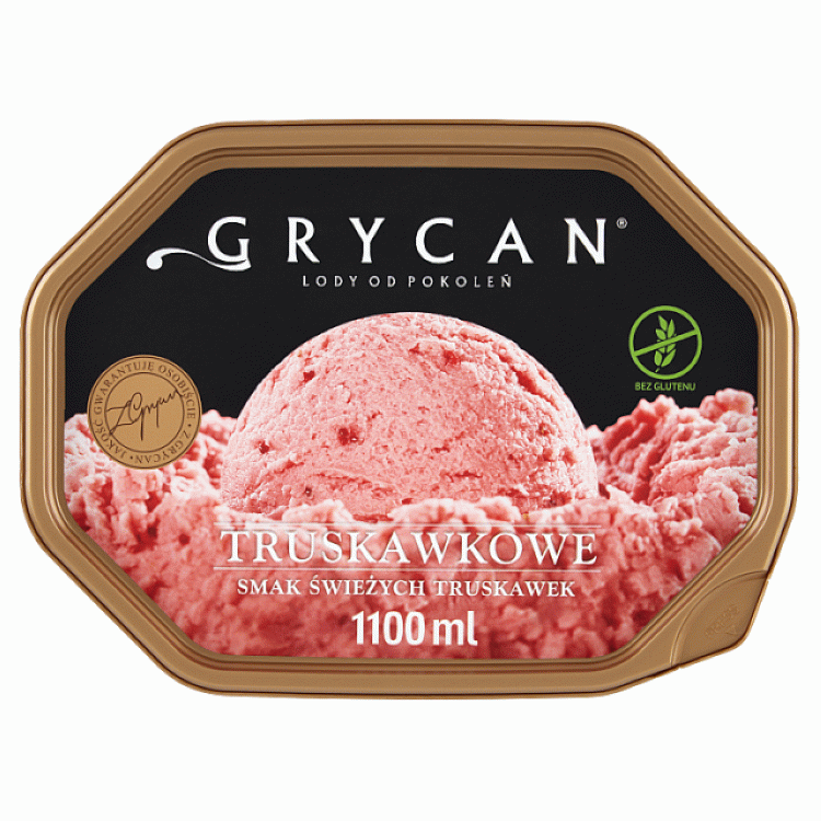 Lody truskawkowe 1l Grycan