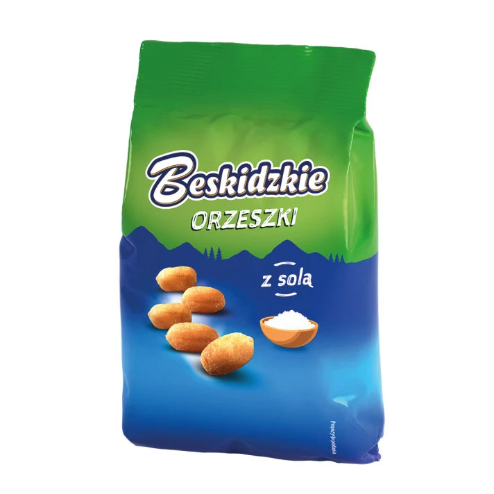 Orzeszki z solą morską 240g Aksam