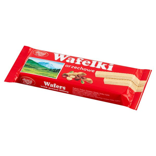 Wafle 80g orzechowe Skawa