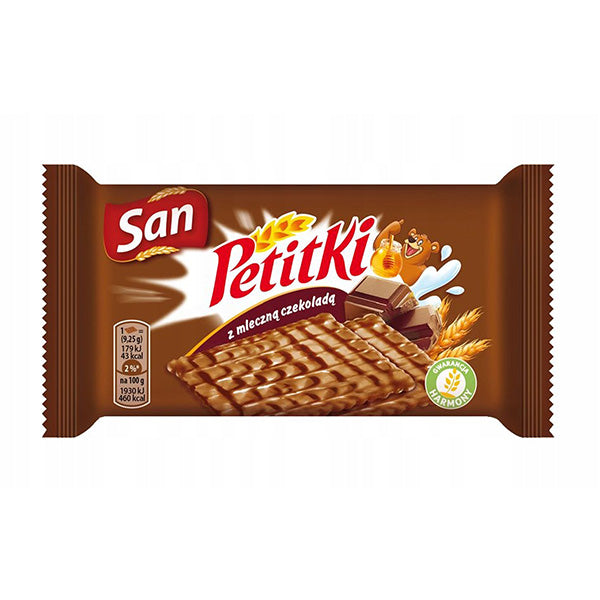 Herbatniki Petitki W Mlecznej Czekoladzie 37g San