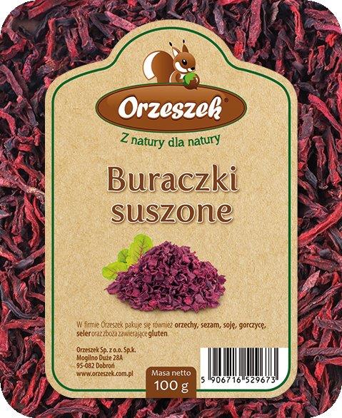 Buraczki suszone 100 g Orzeszek