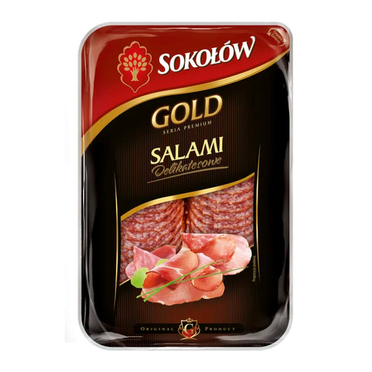 Salami delikatesowe Gold 100g Sokołów