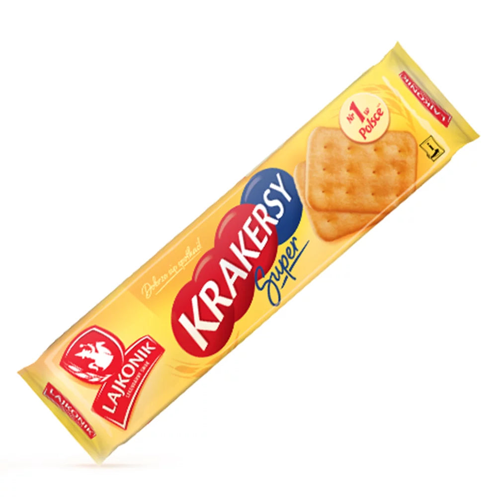 Krakersy super Lajkonik 180g Bahlsen Poznań