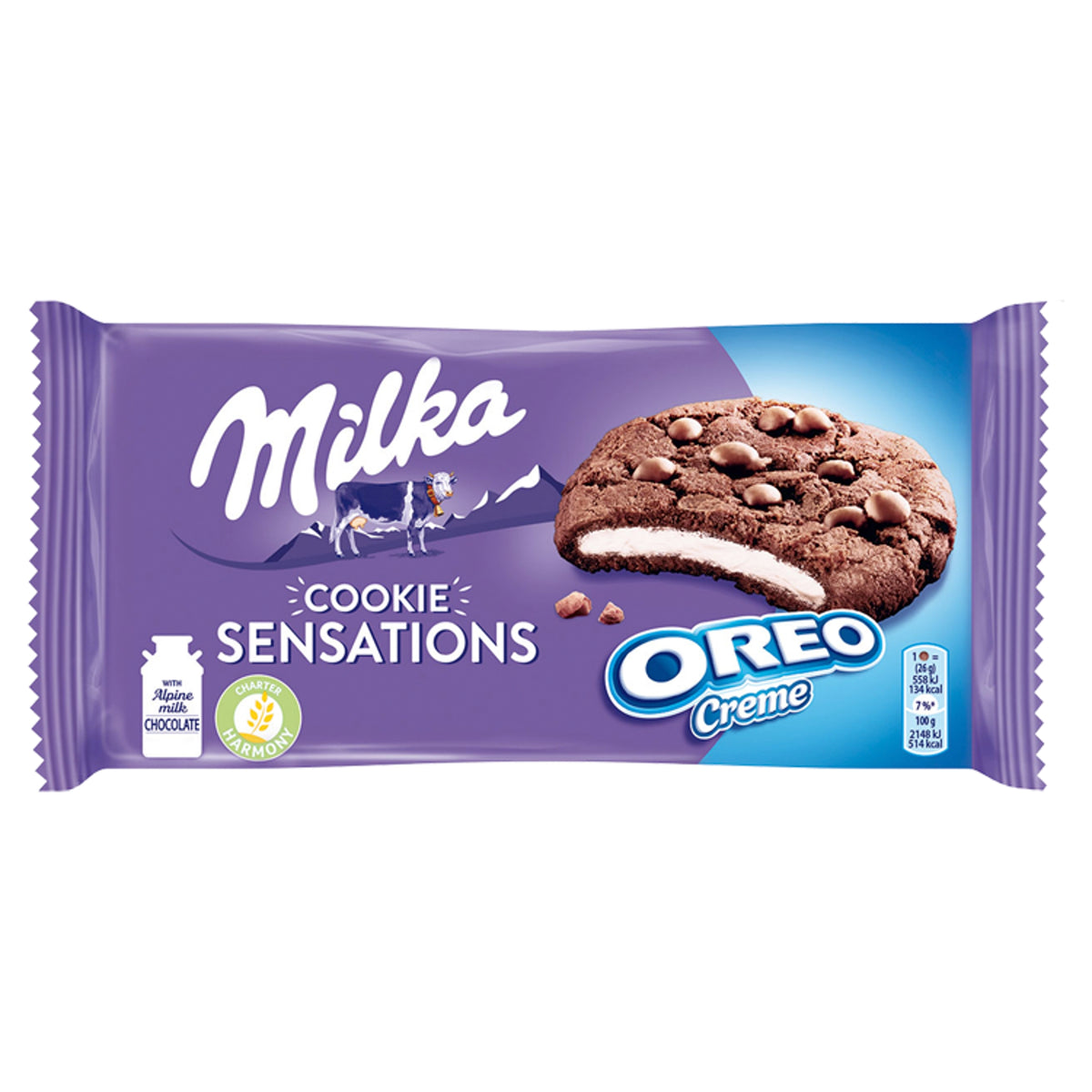Ciastka Milka Oreo Cookie Sensations Creme 156g