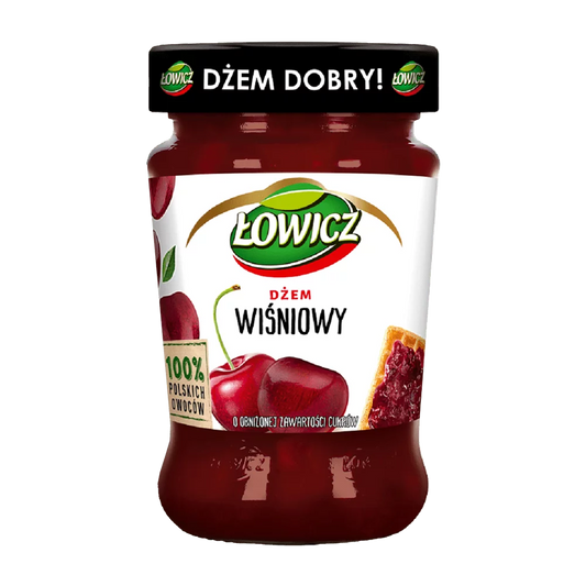 Dżem Łowicz niskosłodzony wiśniowy 280g Agros nova