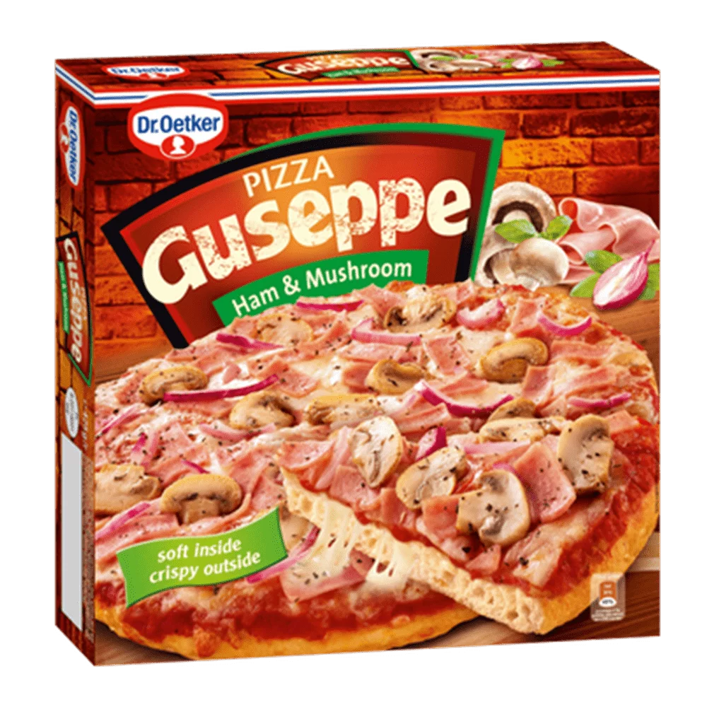 Pizza Guseppe z szynką i pieczarkami 425g Dr. Oetker