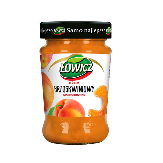 Dżem Łowicz niskosłodzony brzoskwiniowy 280g Agros nova