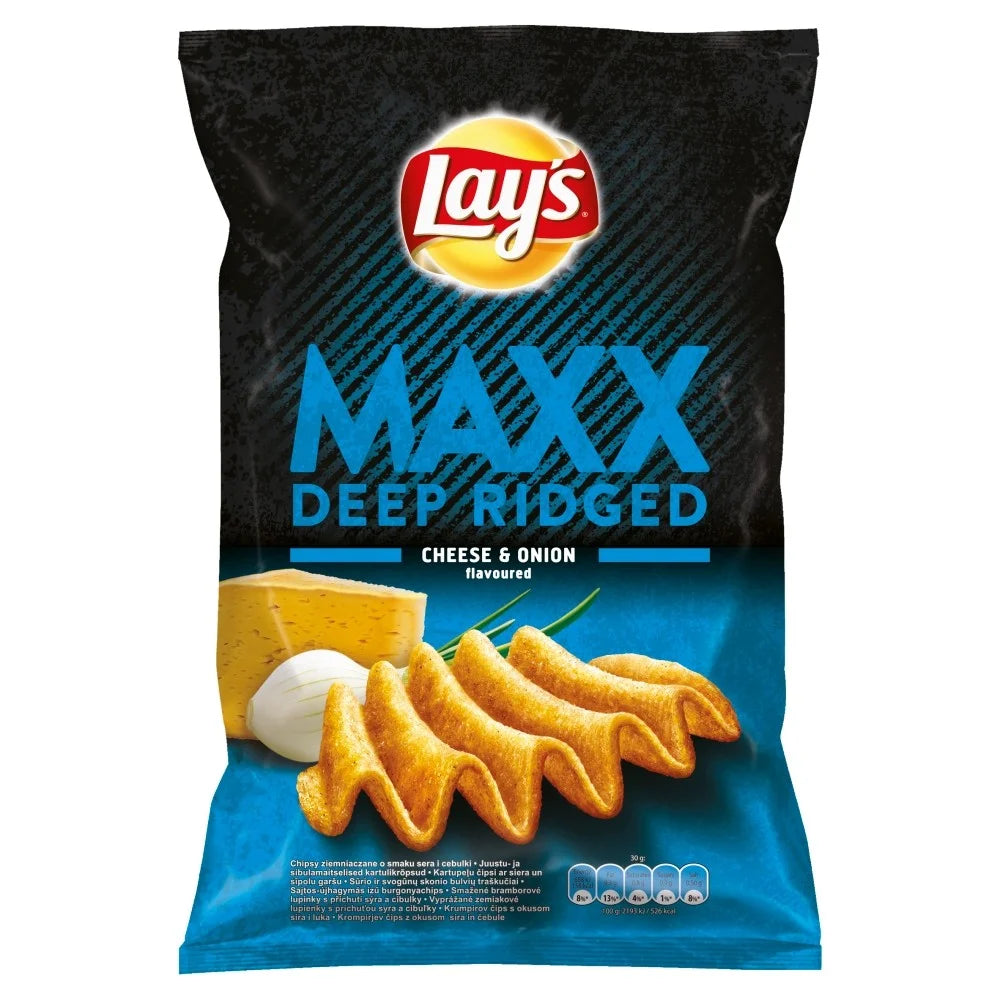 Chipsy Lay’s Maxx o smaku sera i cebulki 130g Frito Lay
