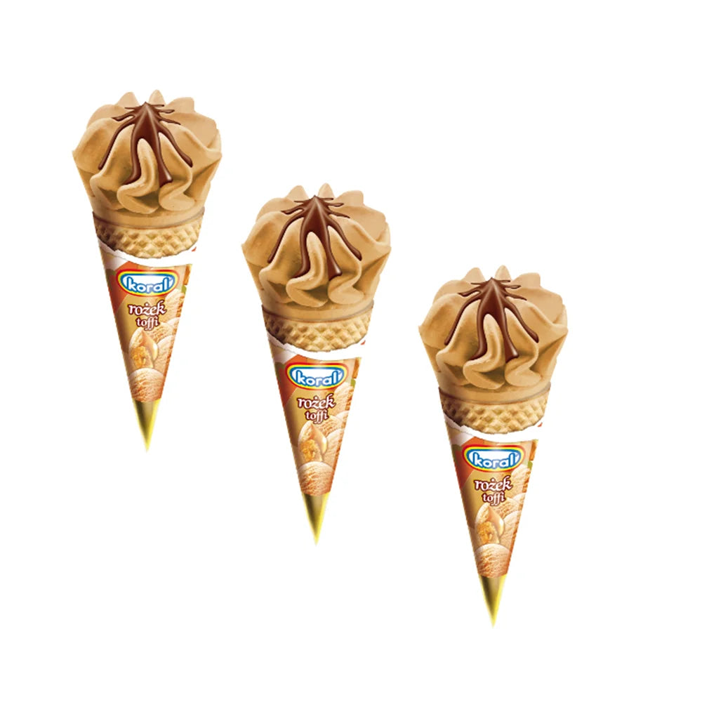 Lody rożek toffi 110ml Koral