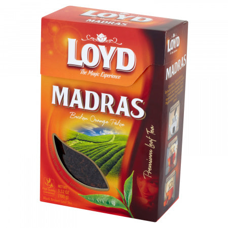 Herbata czarna liściasta łamana Madras 100g Loyd