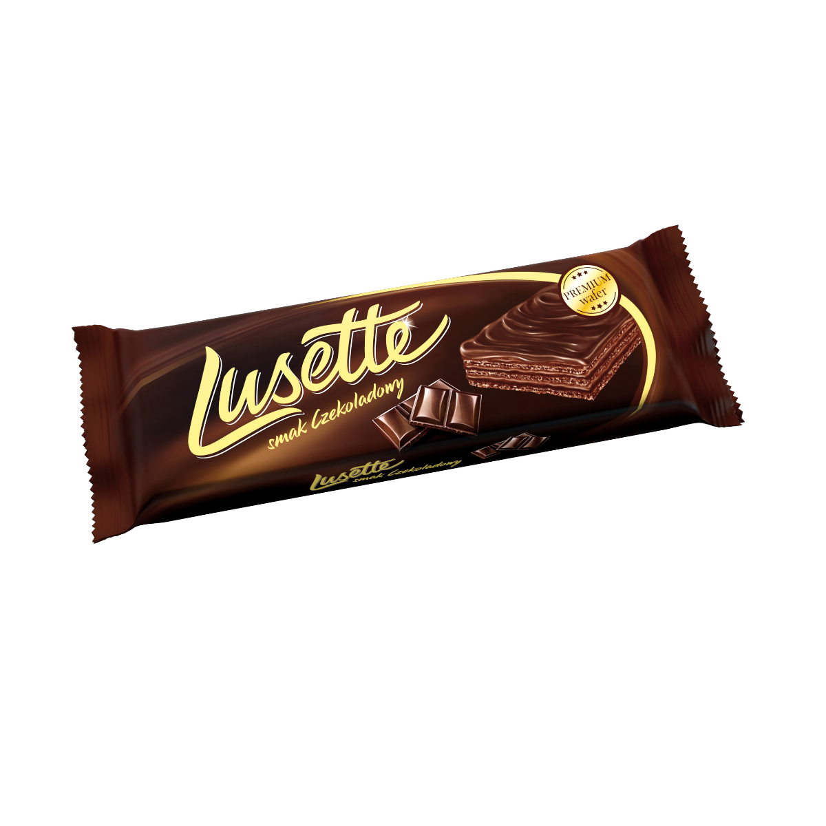 Kruchy wafelek smak mleczny 50 g Lusette
