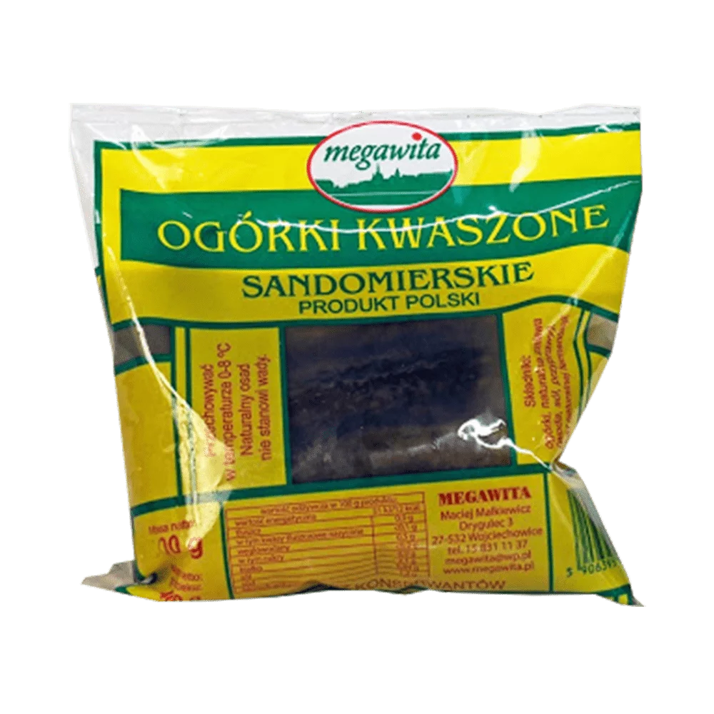 Ogórki kwaszone 400g Megawita